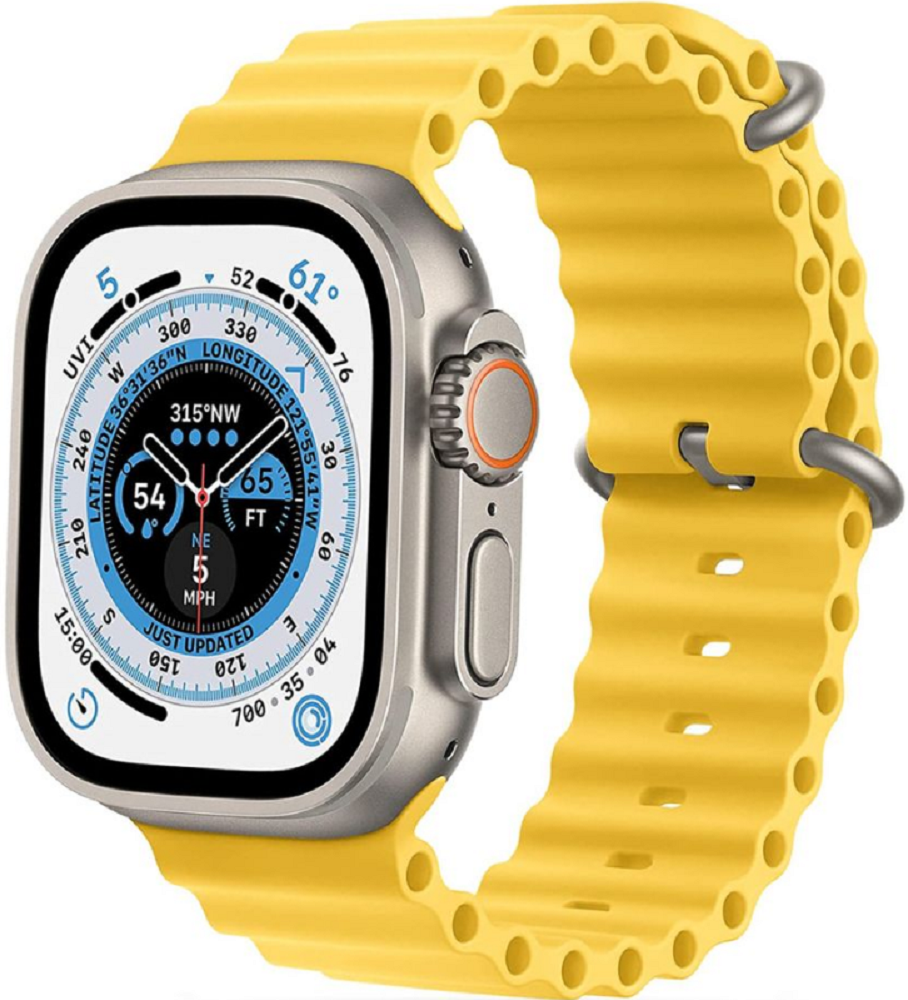 Tech-Protect Iconband Pro - Λουράκι Σιλικόνης Apple Watch Ultra/SE/11/10/9/8/7/6/5/4 (49/46/45/44mm) - Yellow