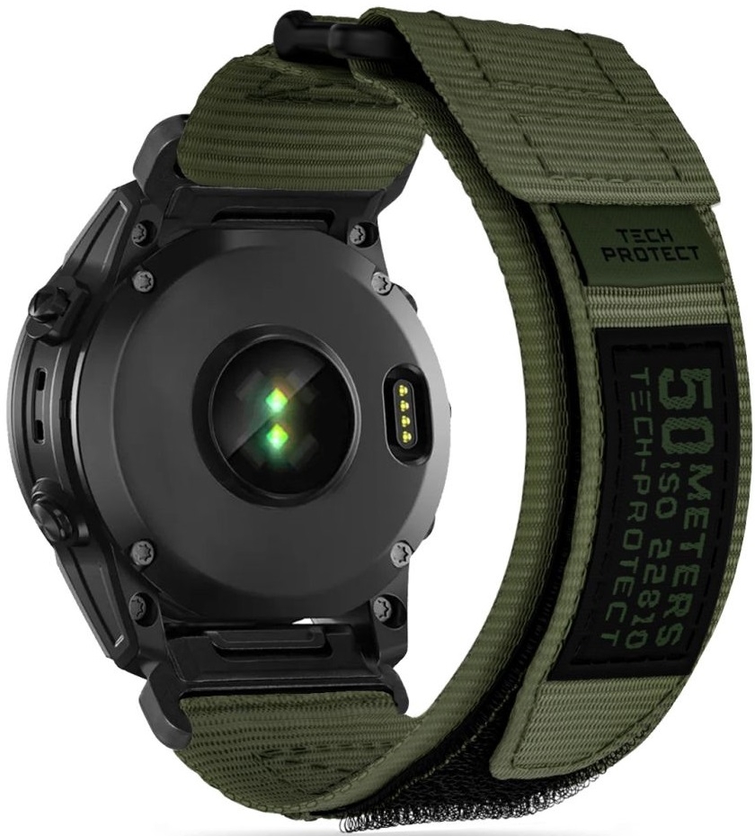 Tech-Protect Λουράκι Scout Pro - Garmin Fenix 5/6/6 Pro/7/8/E (47mm) - Military Green