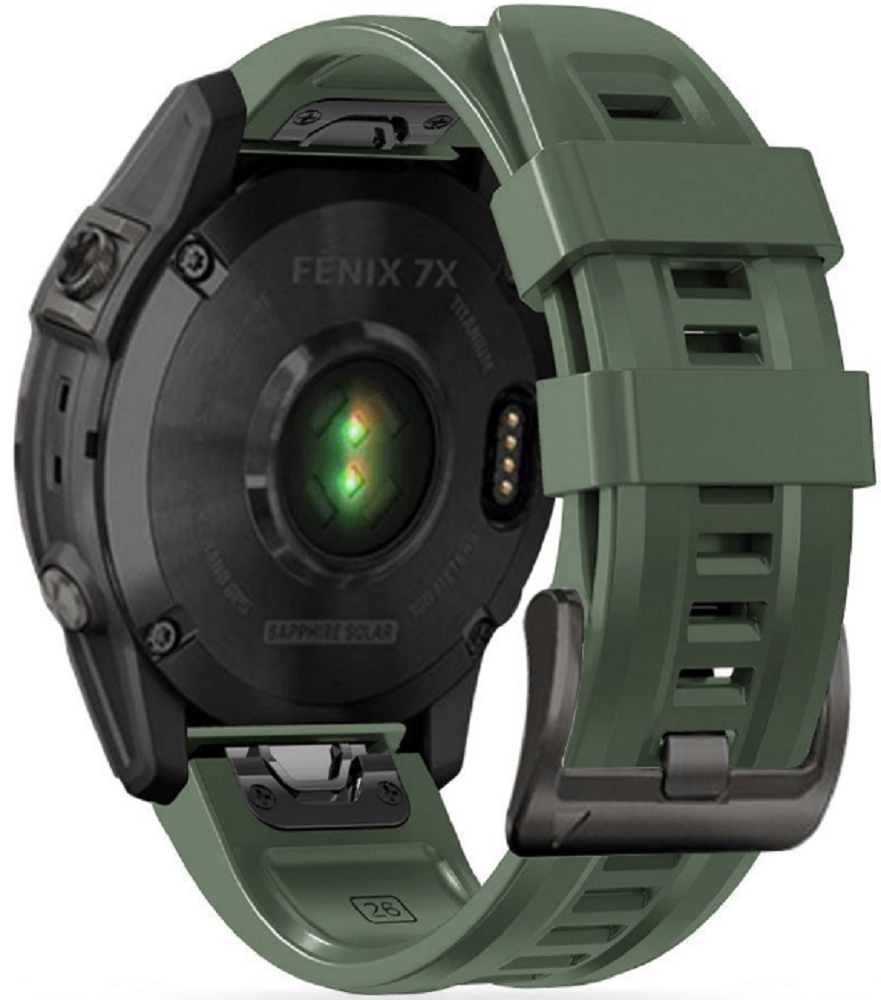 Tech-Protect Λουράκι Σιλικόνης Iconband Garmin Fenix 5/6/6 Pro/7/8/E (47mm) - Army Green