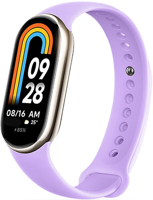 Tech-Protect Λουράκι Σιλικόνης Iconband Xiaomi Smart Band 9 / 9 NFC / 8 / 8 NFC - Violet