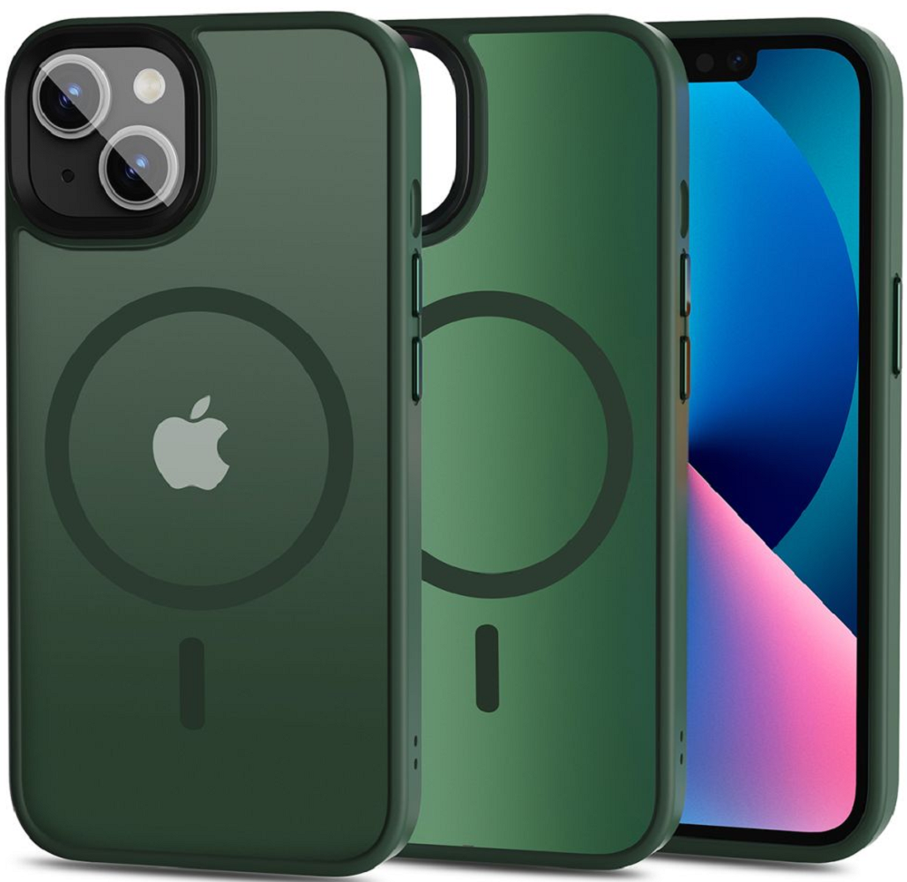 Tech-Protect MagMat - Σκληρή Θήκη MagSafe Apple iPhone 13 - Matte Green