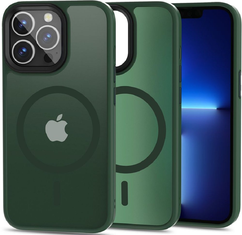 Tech-Protect MagMat - Σκληρή Θήκη MagSafe Apple iPhone 13 Pro - Matte Green