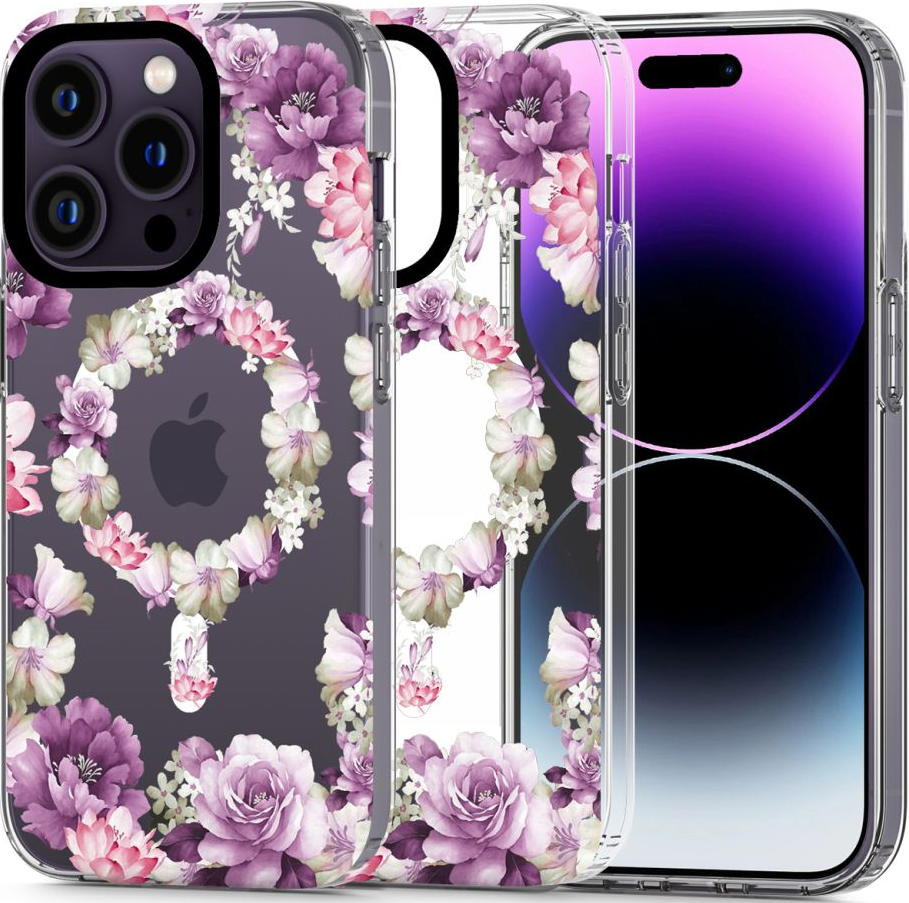 Tech-Protect MagMood - Σκληρή Θήκη MagSafe Apple iPhone 14 Pro - Rose Floral