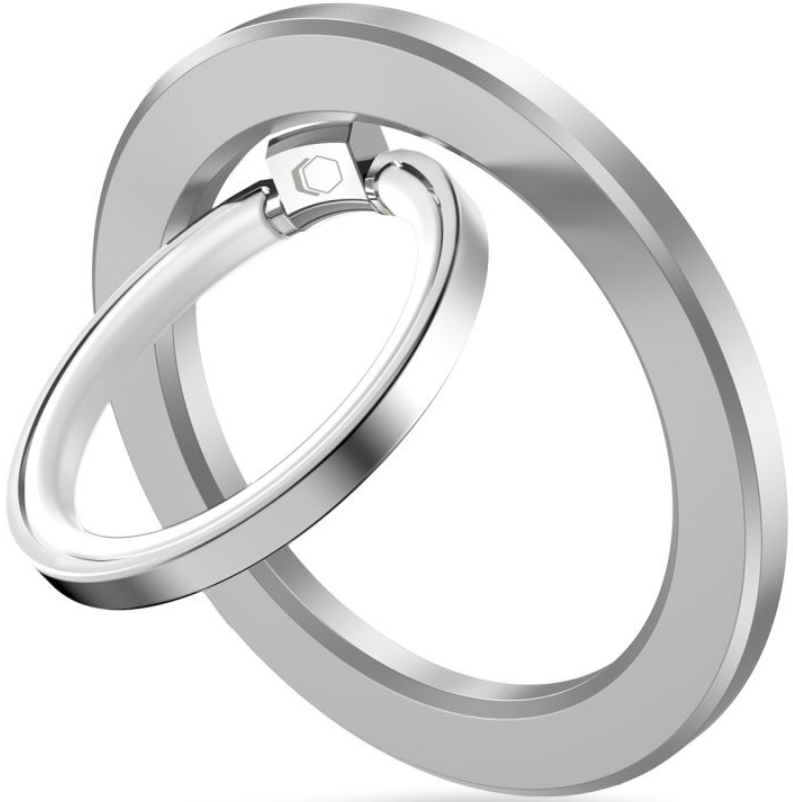 Tech-Protect MMR300 MagSafe Phone Ring - Μαγνητικό MagSafe Δαχτυλίδι / Βάση Στήριξης για Smartphone / Κινητά με Επιπλέον Αυτοκόλλητο Δακτύλιο MagSafe - Silver