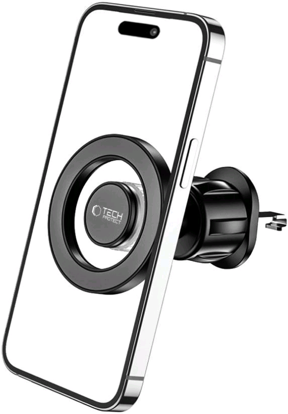 Tech-Protect N51 Magnetic MagSafe Vent Car Mount - Μαγνητική Βάση Στήριξης Κινητών MagSafe για Αεραγωγούς Αυτοκινήτων - Black