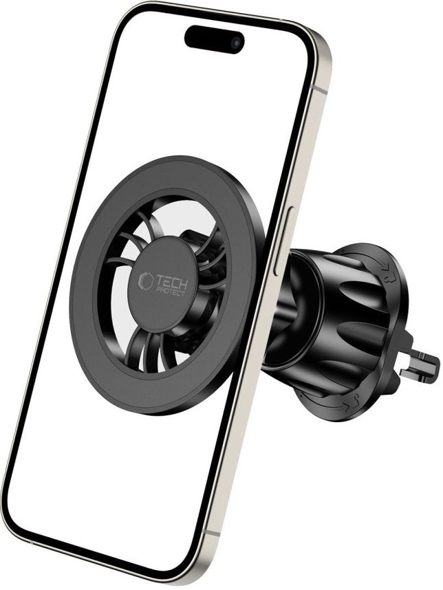 Tech-Protect N56 Magnetic MagSafe Vent Car Mount - Μαγνητική Βάση Στήριξης Κινητών MagSafe για Αεραγωγούς Αυτοκινήτων - Black