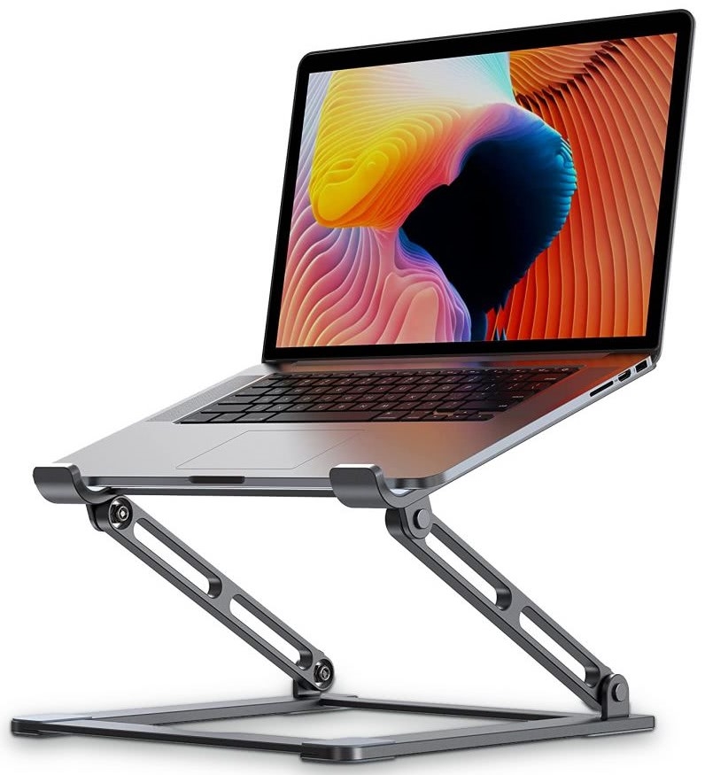 Tech-Protect ProDesk Universal Laptop Stand - Ρυθμιζόμενη Βάση Αλουμινίου για Laptop έως 17" - Grey