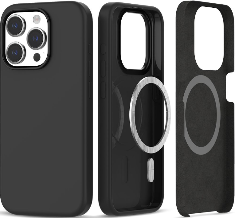 Tech-Protect Silicone MagSafe - Θήκη Σιλικόνης MagSafe Apple iPhone 15 Pro - Matte Black