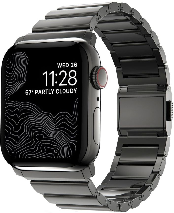 Tech-Protect Steelband - Μεταλλικό Λουράκι από Ανοξείδωτο Ατσάλι - Apple Watch Ultra/SE/11/10/9/8/7/6/5/4 (49/46/45/44mm) - Black