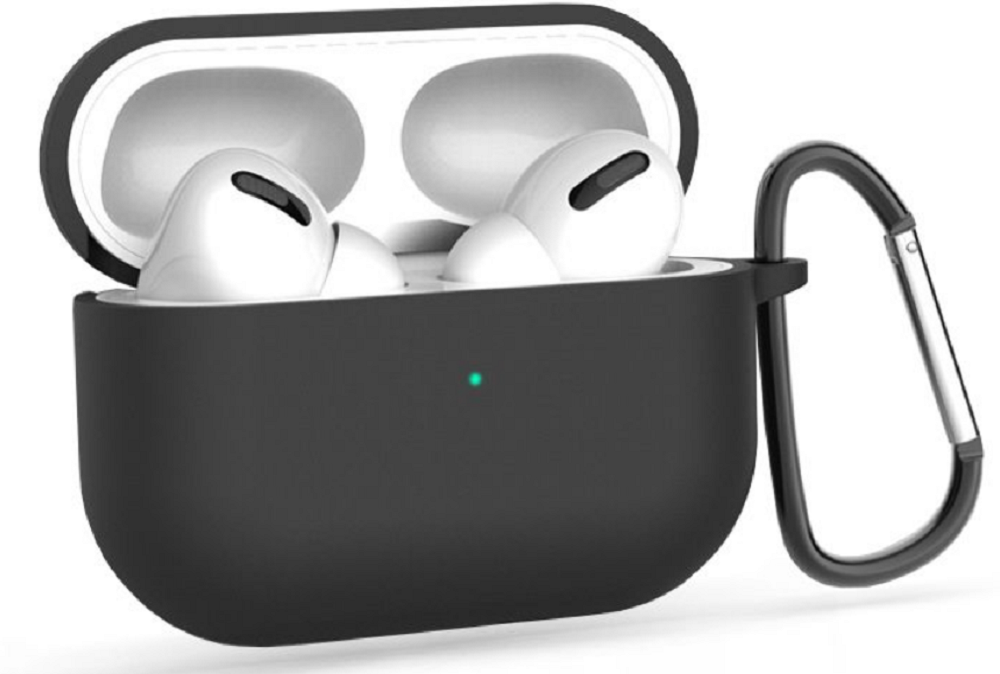 Tech-Protect Θήκη Σιλικόνης Icon Hook - Apple AirPods Pro 1st Gen - Black