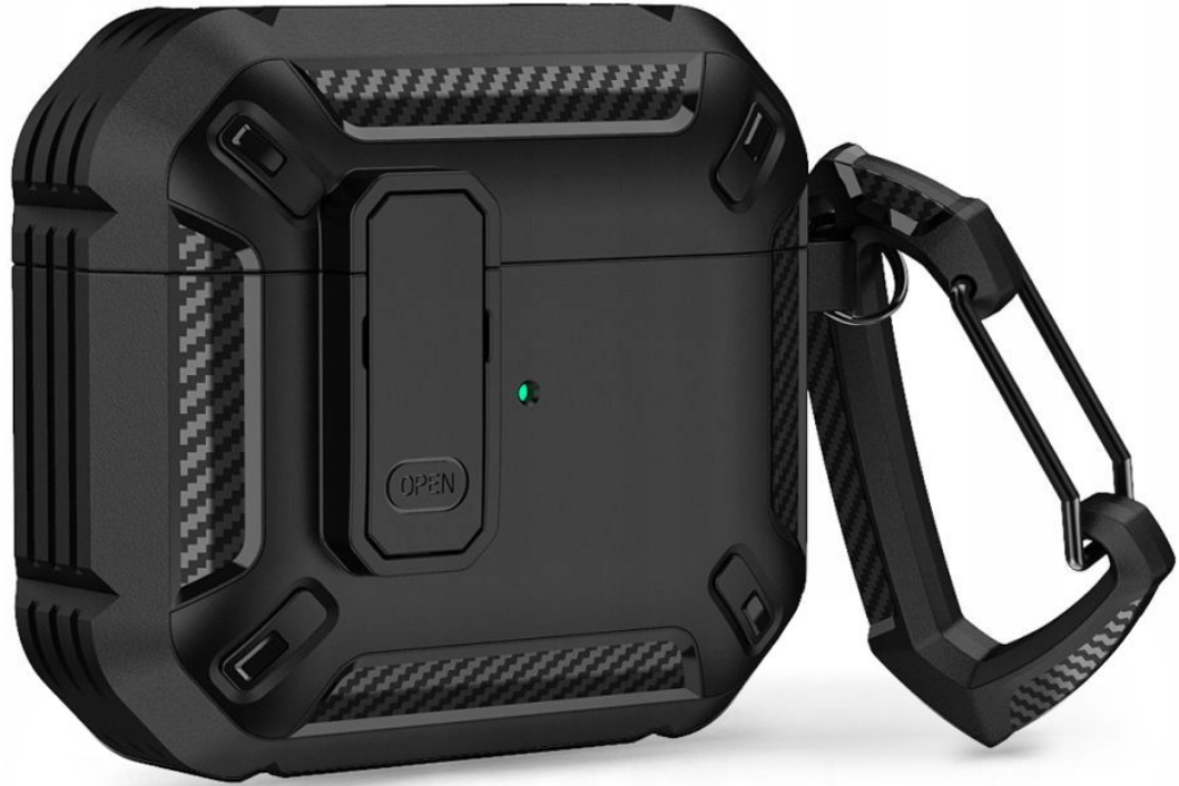 Tech-Protect Θήκη X-Carbo - Apple AirPods Pro 2nd Gen / 1st Gen - Black