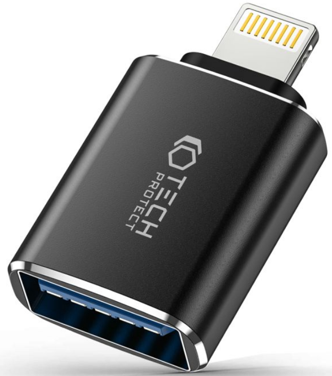 Tech-Protect Ultraboost Adapter - Αντάπτορας Lightning (male) σε USB-A (female) - Black