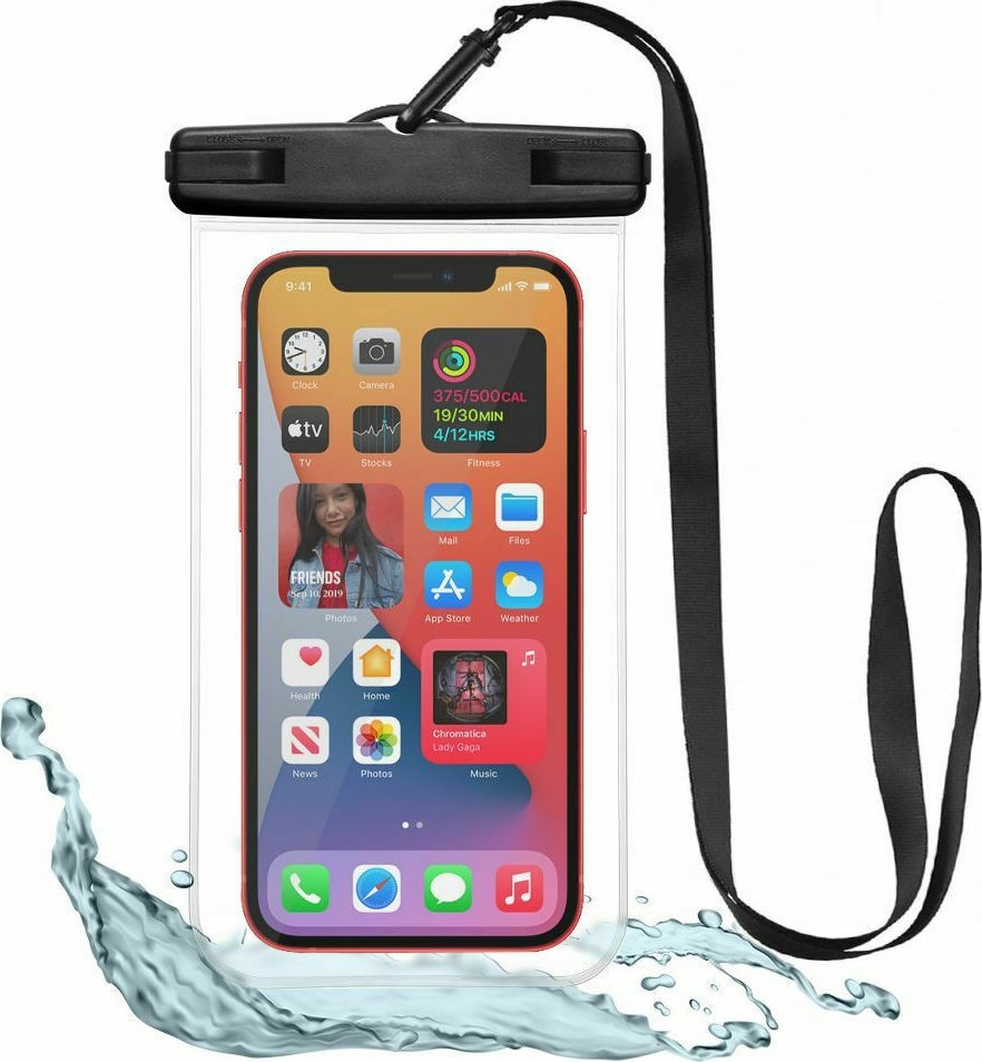 Tech-Protect Universal Waterproof - Αδιάβροχη Θήκη για Κινητά έως 6.9'' - IPX8 - Black / Clear