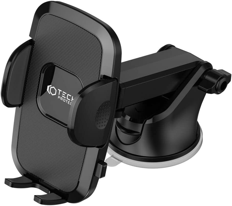 Tech-Protect V3 Universal Dashboard & Windshield Car Mout - Ρυθμιζόμενη Βάση Στήριξης Κινητών / Smartphone 4.7" - 6.9" με Βεντούζα για Ταμπλό / Παρμπρίζ Αυτοκινήτων - Black