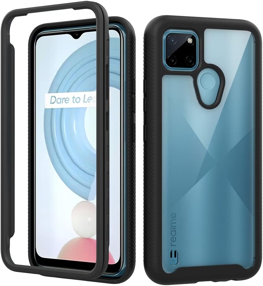 Techsuit Defence 360 Pro Ανθεκτική Θήκη με Screen Protector - Realme C21Y / C25Y - Black 