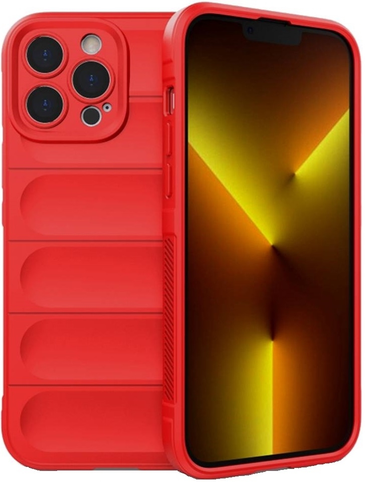 Techsuit Magic Shield - Θήκη Σιλικόνης Apple iPhone 12 Pro - Red (5949419113428)