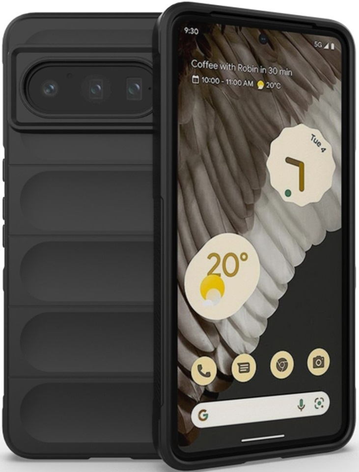 Techsuit Magic Shield - Θήκη Σιλικόνης Google Pixel 8 Pro - Black