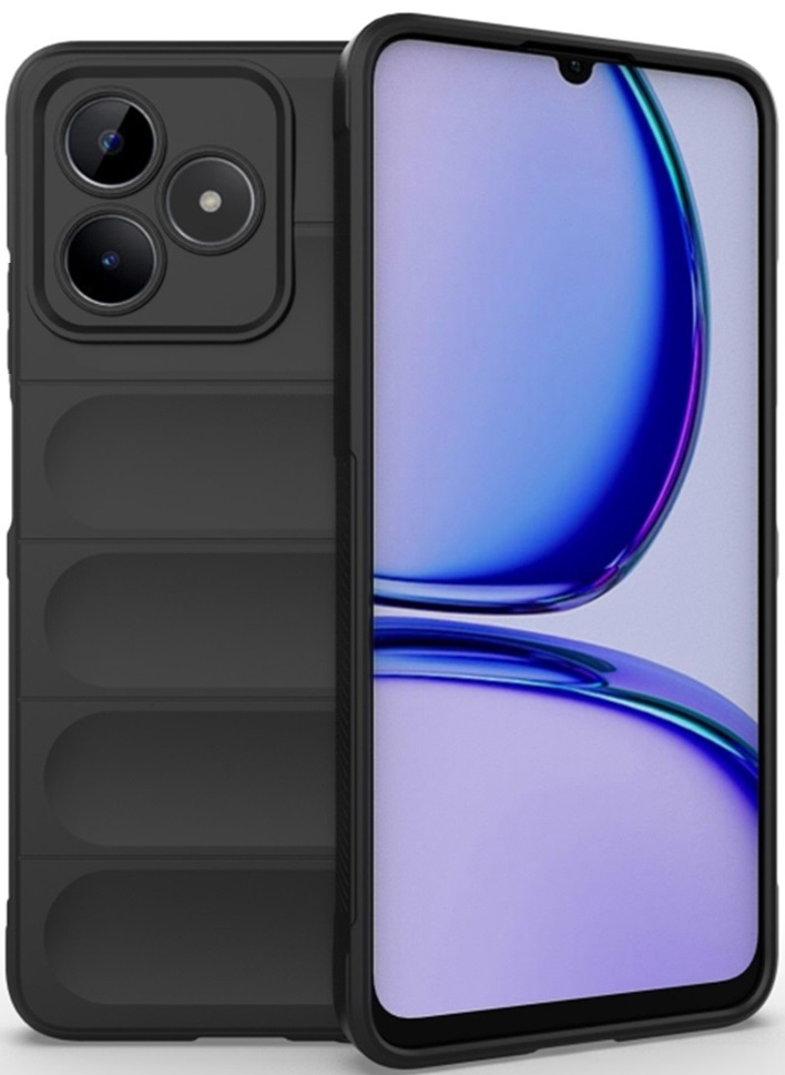 Techsuit Magic Shield - Θήκη Σιλικόνης Realme C53 / Narzo N53 - Black