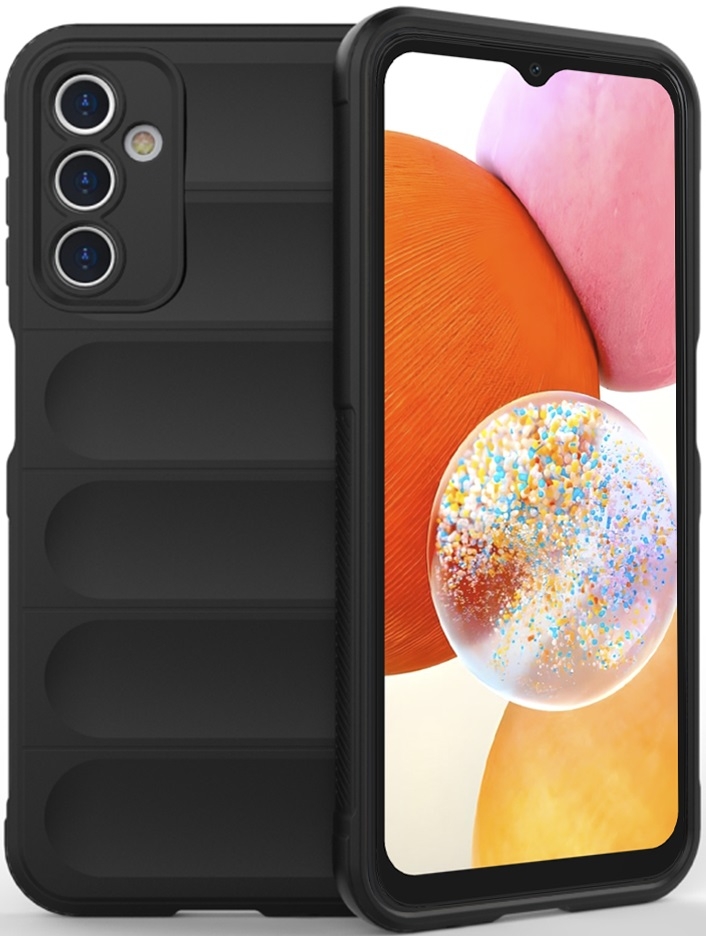 Techsuit Magic Shield - Θήκη Σιλικόνης Samsung Galaxy A14 - Black (5949419115309)