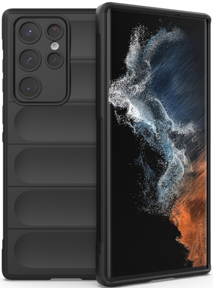 Techsuit Magic Shield - Θήκη Σιλικόνης Samsung Galaxy S22 Ultra 5G - Black 