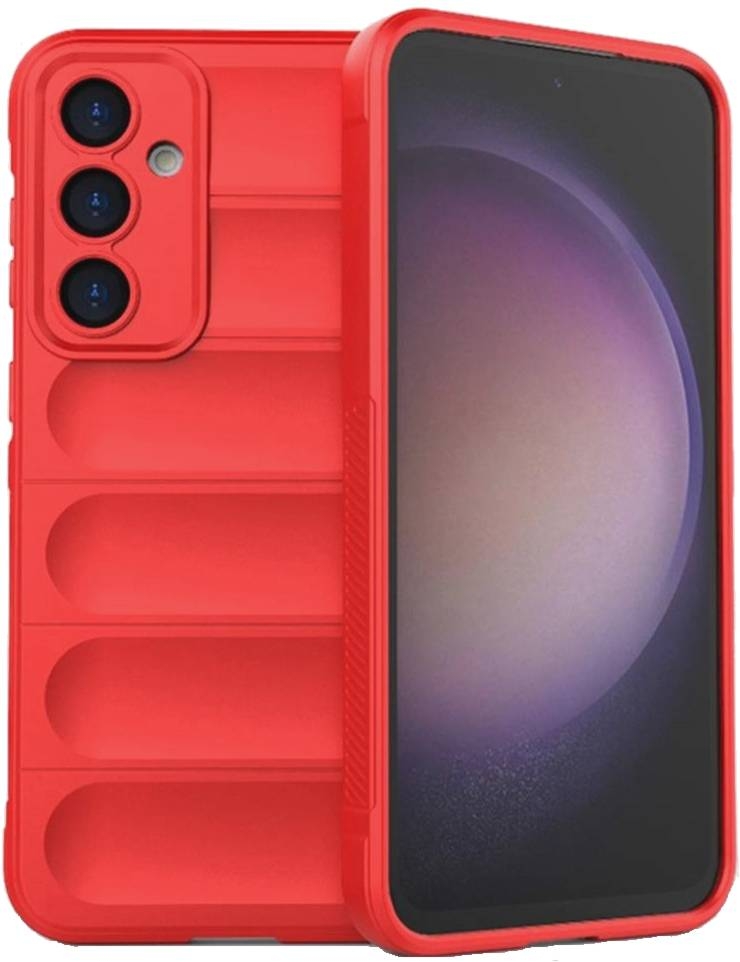Techsuit Magic Shield - Θήκη Σιλικόνης Samsung Galaxy S23 FE - Red (5949419115101)