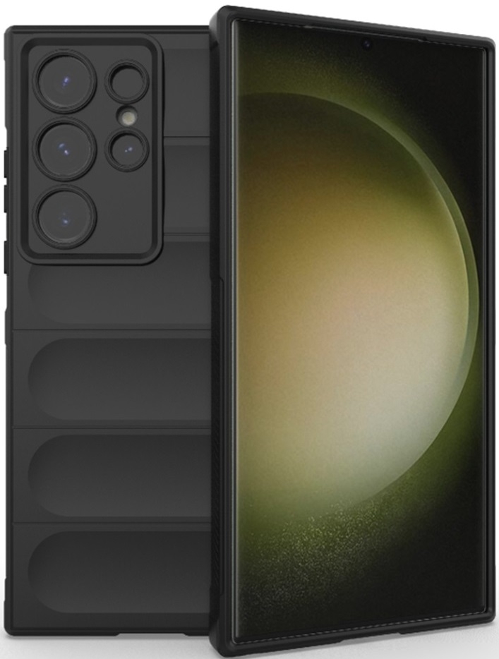 Techsuit Magic Shield - Θήκη Σιλικόνης Samsung Galaxy S23 Ultra - Black