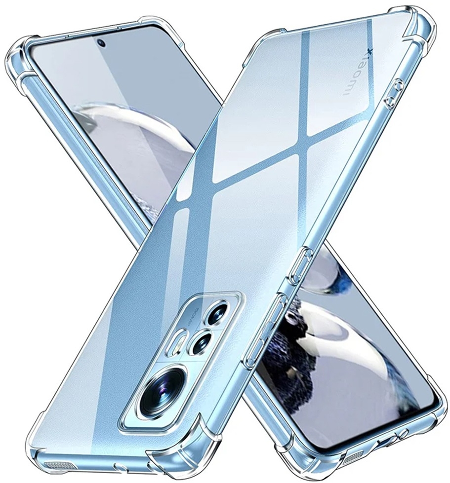 Techsuit Shockproof Clear Silicone – Διάφανη Θήκη Σιλικόνης – Xiaomi 12 / 12X – Clear (5949419083448)