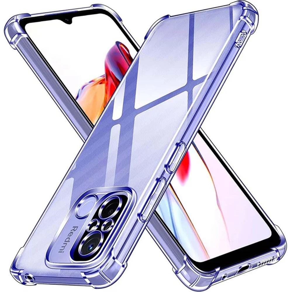 Techsuit Shockproof Clear Silicone - Διάφανη Θήκη Σιλικόνης - Xiaomi Redmi 12C - Clear 