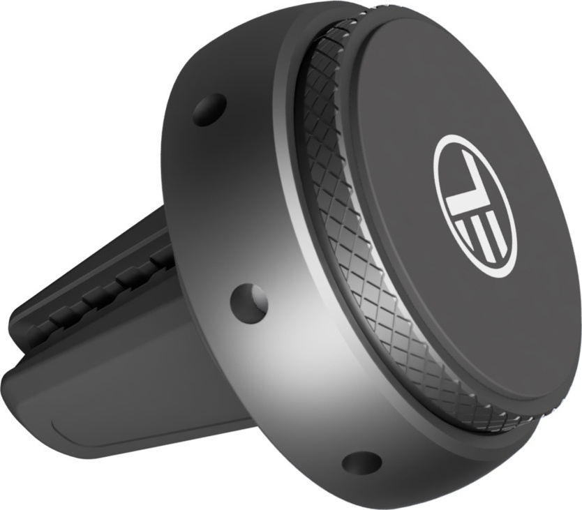 Tellur FreshDot Magnetic Holder - Μαγνητική Βάση Στήριξης Κινητών για Αεραγωγούς Αυτοκινήτου με Αρωματικό Αυτοκινήτου - Space Grey / Lemon