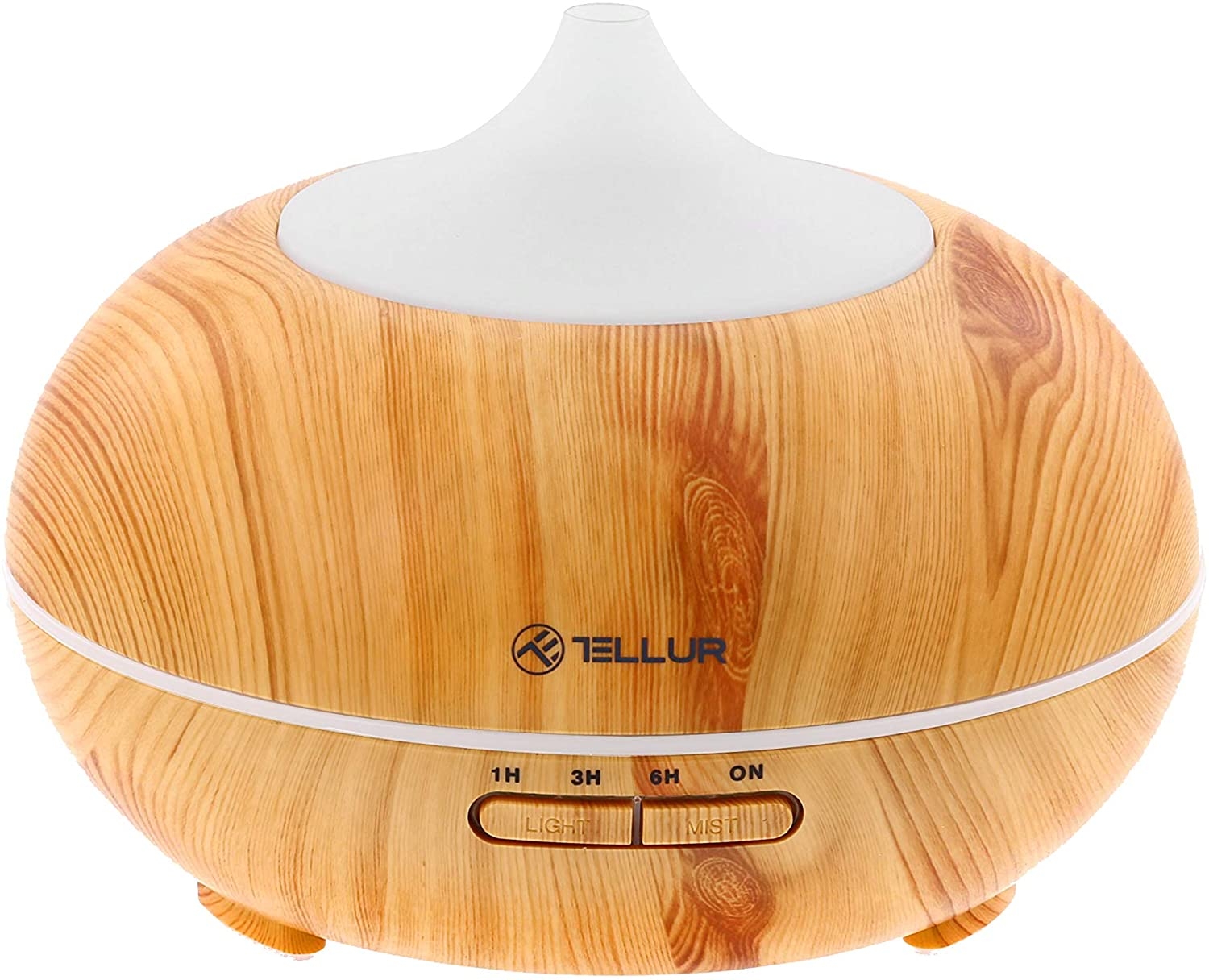 Tellur Smart WiFi Aroma LED Diffuser - Συσκευή για Αρωματοθεραπεία Τηλεχειριζόμενη Μέσω WiFi - 300ml - Brown