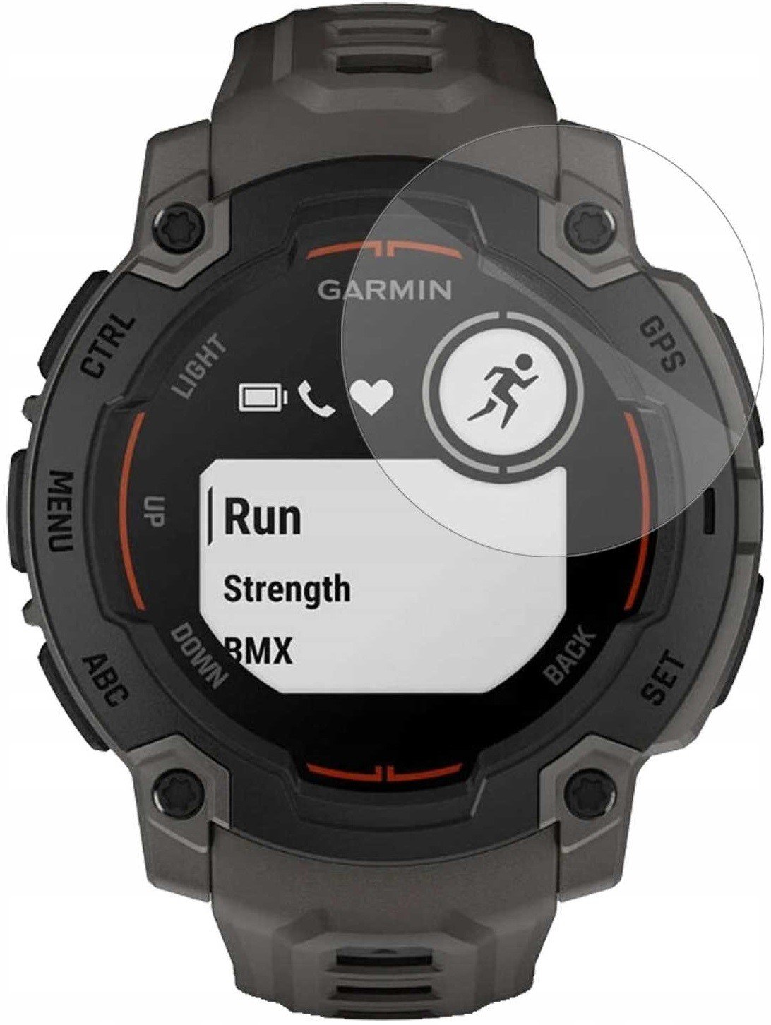Tempered Glass Garmin Instinct E 45mm Spacecase Smartwatch Glass 2.5D Αντιχαρακτικό Γυαλί Προστασίας Οθόνης Clea