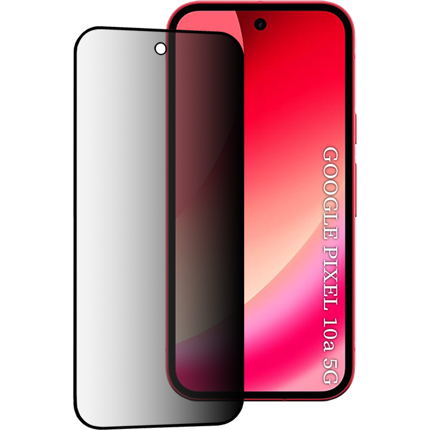 Tempered Glass Google Pixel 10a Techsuit 111D Privacy Full Glue Full Face Αντιχαρακτικό Γυαλί Προστασίας Απορρήτου Οθόνης Black