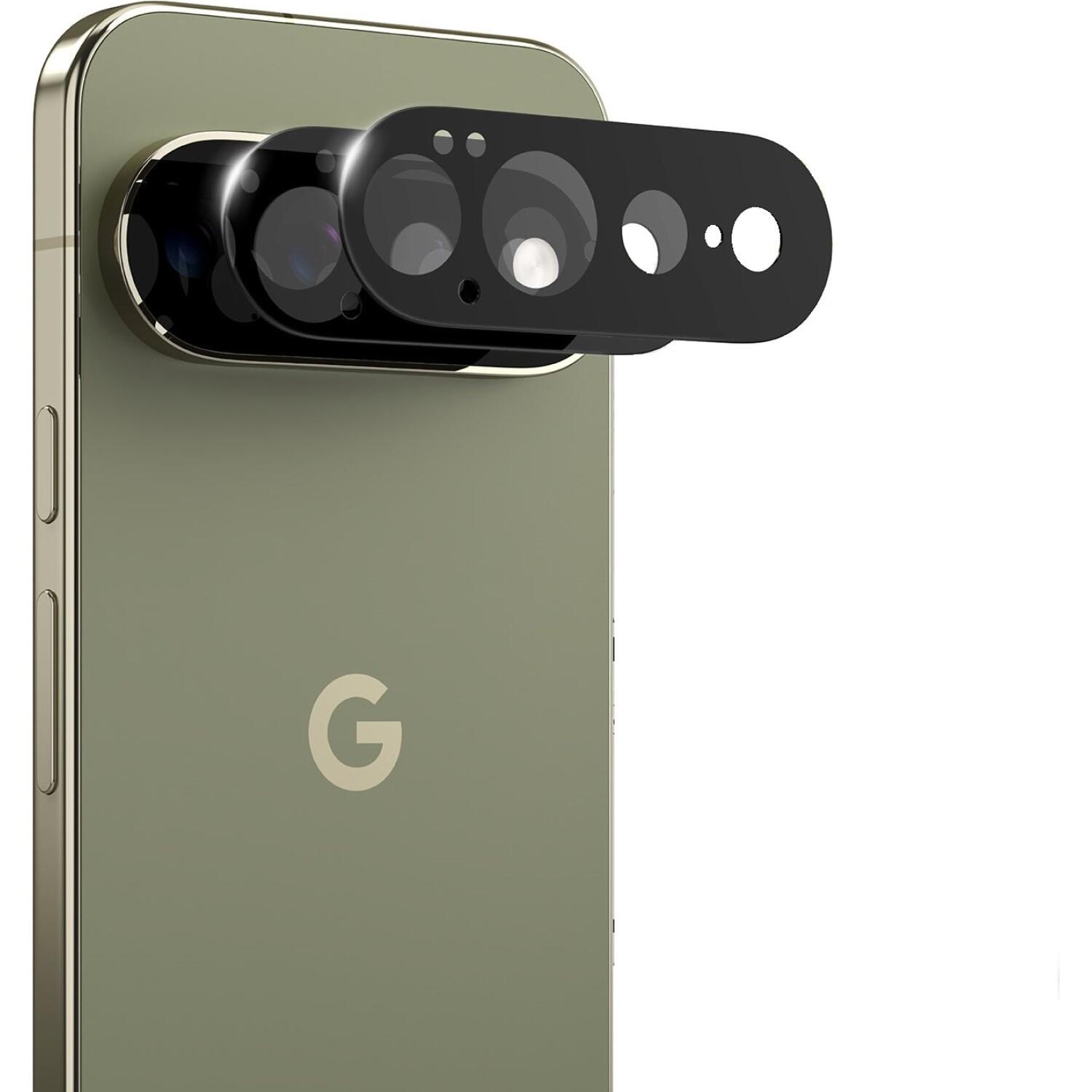 Tempered Glass Google Pixel 11 Pro XL Ringke Camera Protector Full Cover Glass Αντιχαρακτικό Γυαλί Προστασίας για Φακό Κάμερας 2 Τεμάχια Black