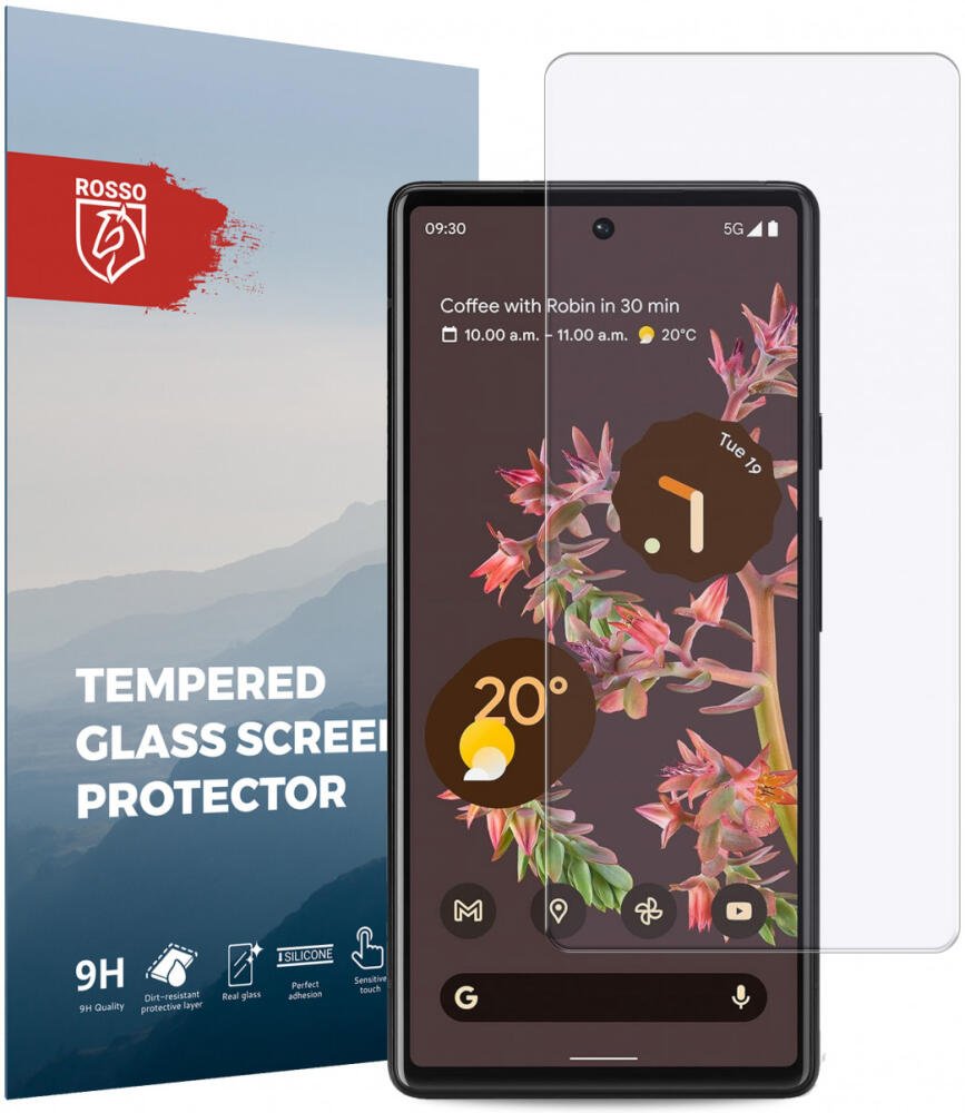 Tempered Glass Google Pixel 6 Rosso Αντιχαρακτικό Γυαλί Προστασίας Οθόνης Clear