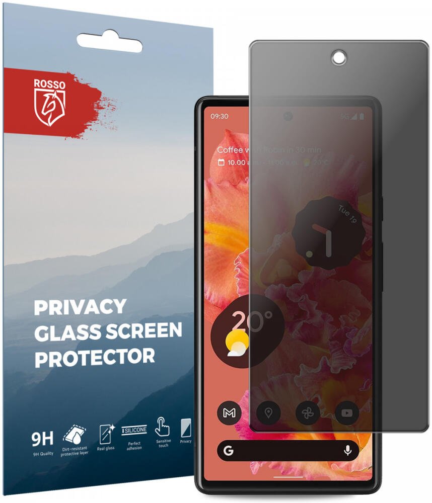 Tempered Glass Google Pixel 6 Rosso Privacy Αντιχαρακτικό Γυαλί Προστασίας Απορρήτου Οθόνης