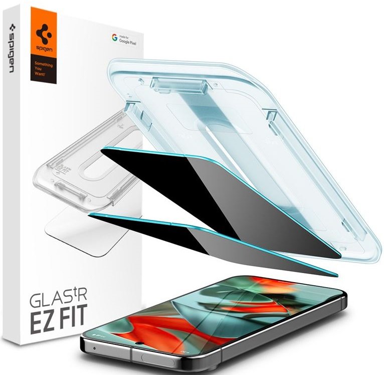 Tempered Glass Google Pixel 9 Pro XL Spigen GLAS.tR EZ Fit Privacy Αντιχαρακτικό Γυαλί Προστασίας Απορρήτου Οθόνης 2 Τεμάχια