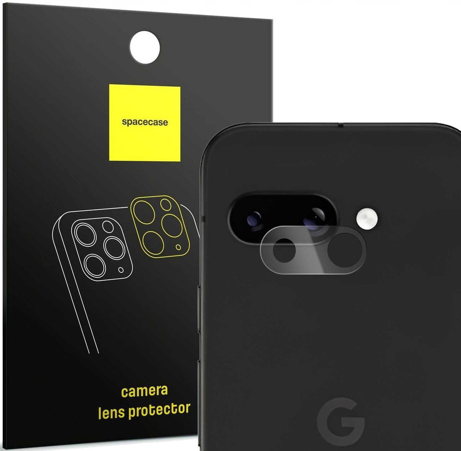 Tempered Glass Google Pixel 9a Spacecase Camera Glass Lens Protector Αντιχαρακτικό Γυαλί Προστασίας για Φακό Κάμερας Transparent