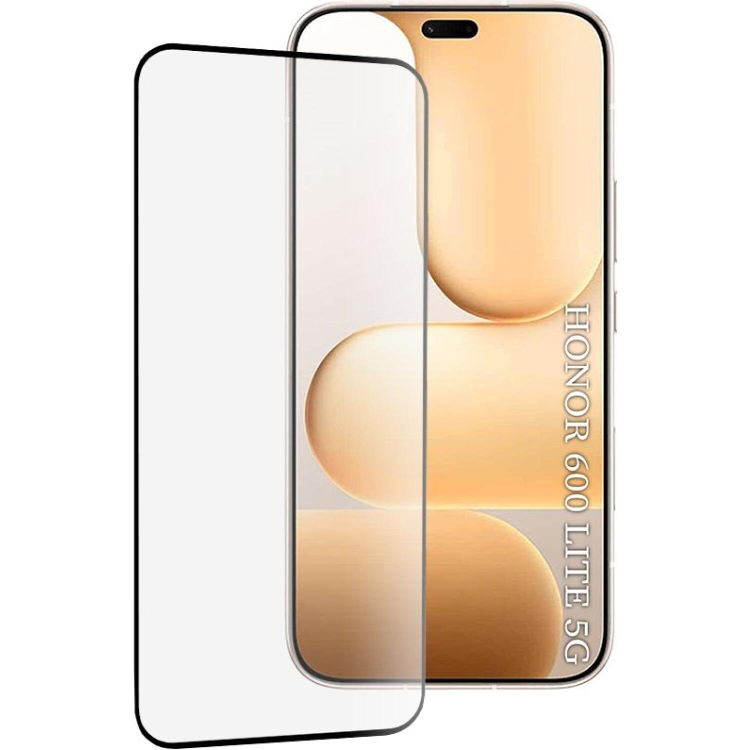 Tempered Glass Honor 600 Lite Techsuit 111D Full Glue Full Face Αντιχαρακτικό Γυαλί Προστασίας Οθόνης Black