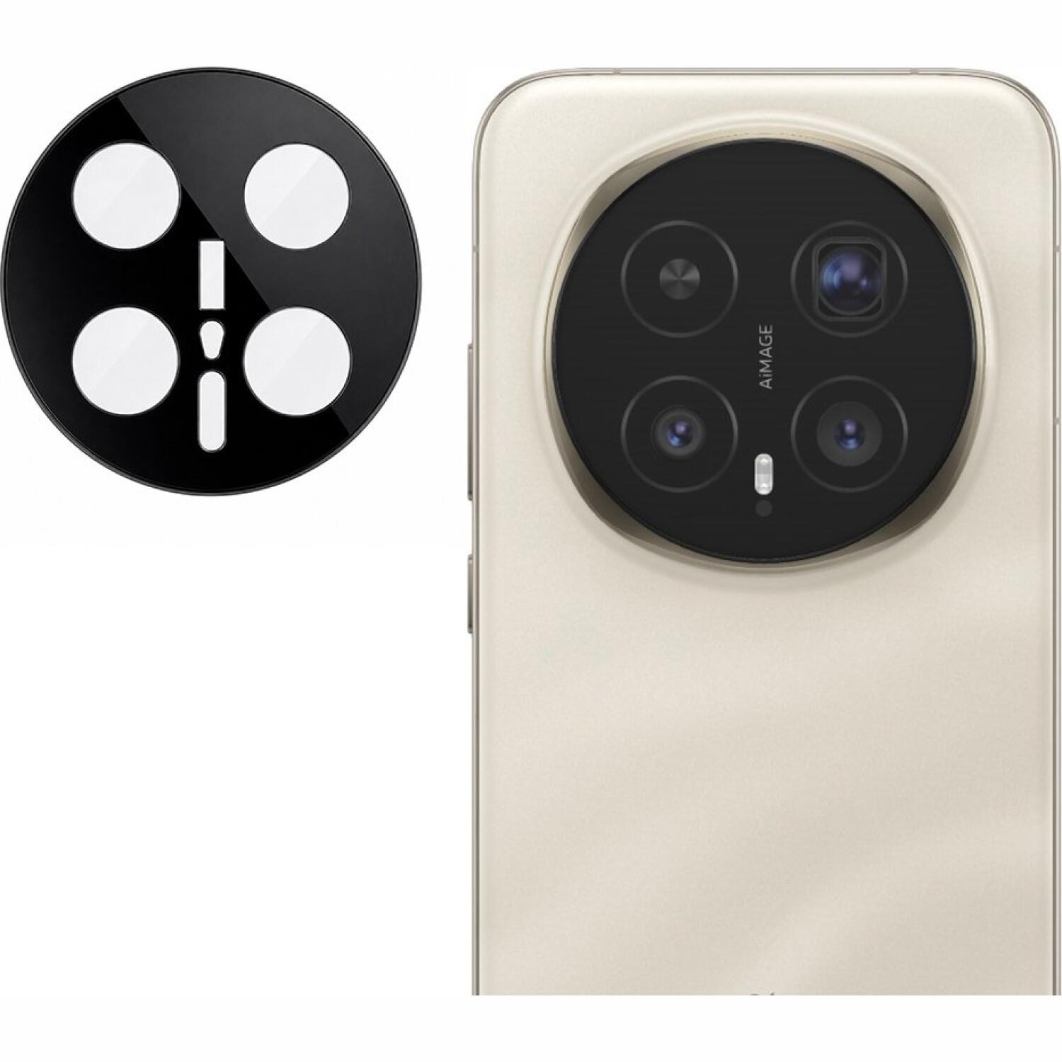 Tempered Glass Honor Magic8 Pro Techsuit Full Camera Αντιχαρακτικό Γυαλί Προστασίας για Φακό Κάμερας Black
