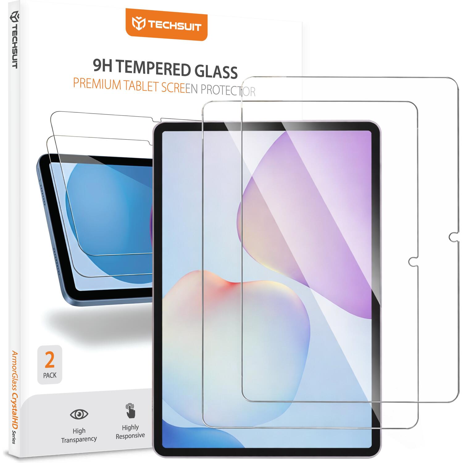 Tempered Glass Huawei MatePad 11.5" 2025 Techsuit ArmorGlass CrystalHD Premium Αντιχαρακτικό Γυαλί Προστασίας Οθόνης 2 Τεμάχια Clear