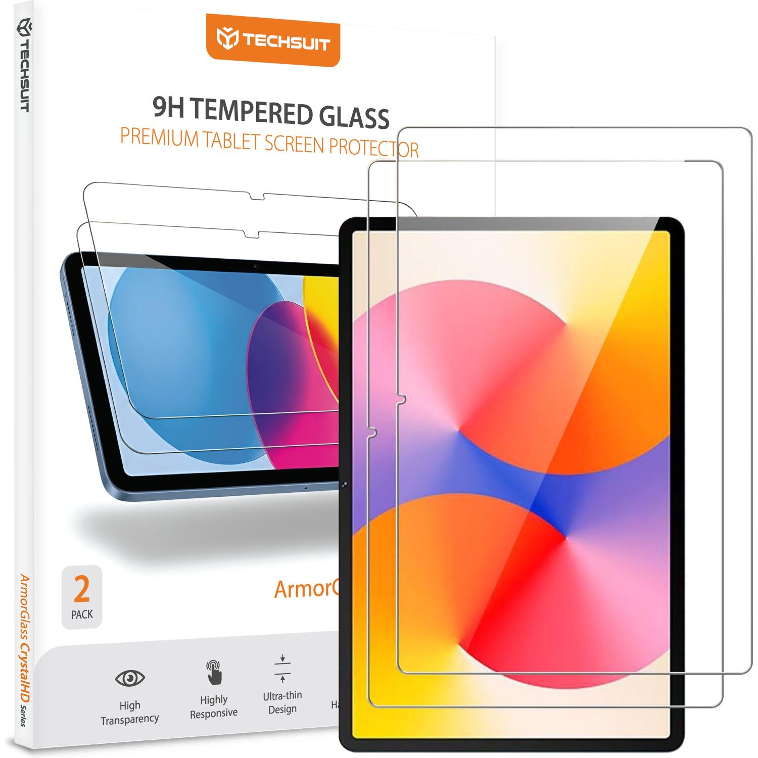 Tempered Glass Huawei MatePad SE 11 11" Techsuit ArmorGlass CrystalHD Premium Αντιχαρακτικό Γυαλί Προστασίας Οθόνης 2 Τεμάχια Clear 