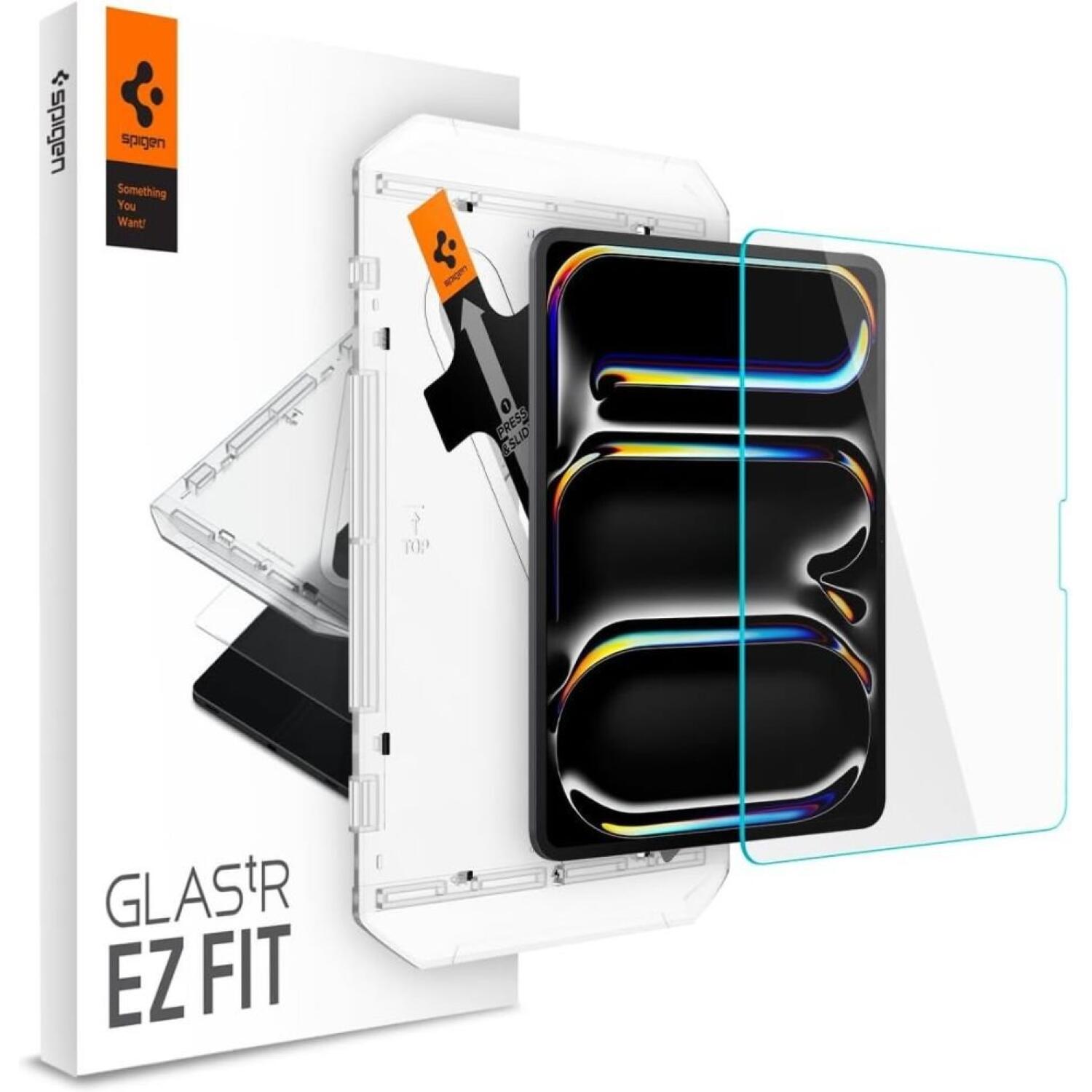 Tempered Glass iPad Pro 13" 2025 / 2024 Spigen GLAS.tR EZ Fit Αντιχαρακτικό Γυαλί Προστασίας Οθόνης Clear