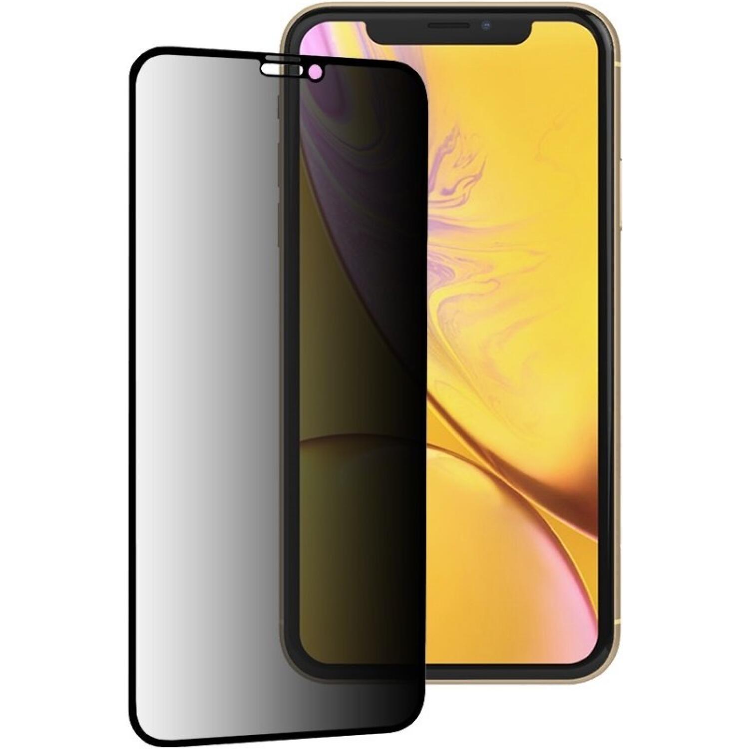 Tempered Glass iPhone 11 / XR Techsuit 111D Privacy Full Glue Full Face Αντιχαρακτικό Γυαλί Προστασίας Απορρήτου Οθόνης Black