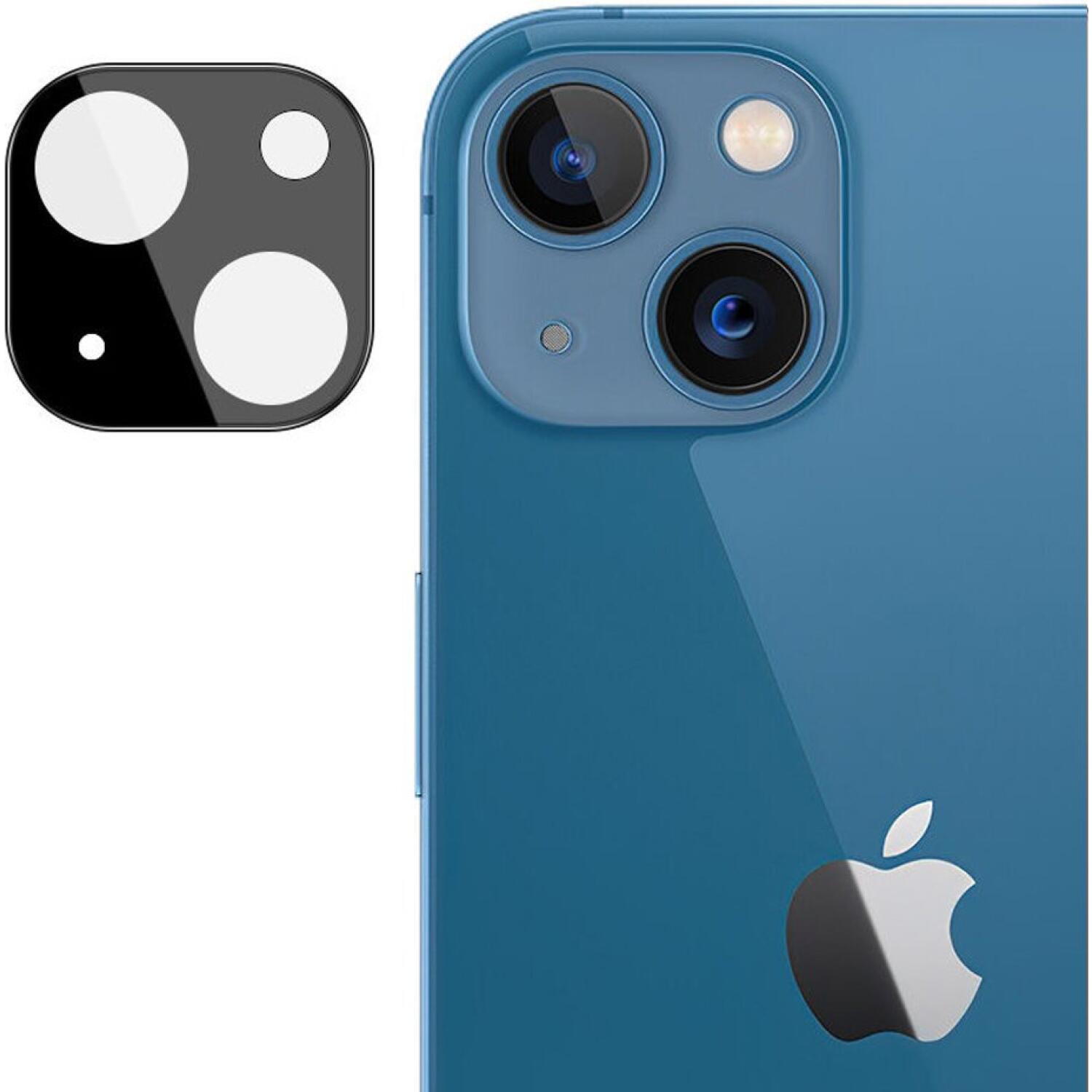 Tempered Glass iPhone 13 / 13 mini Techsuit Full Camera Αντιχαρακτικό Γυαλί Προστασίας για Φακό Κάμερας Black