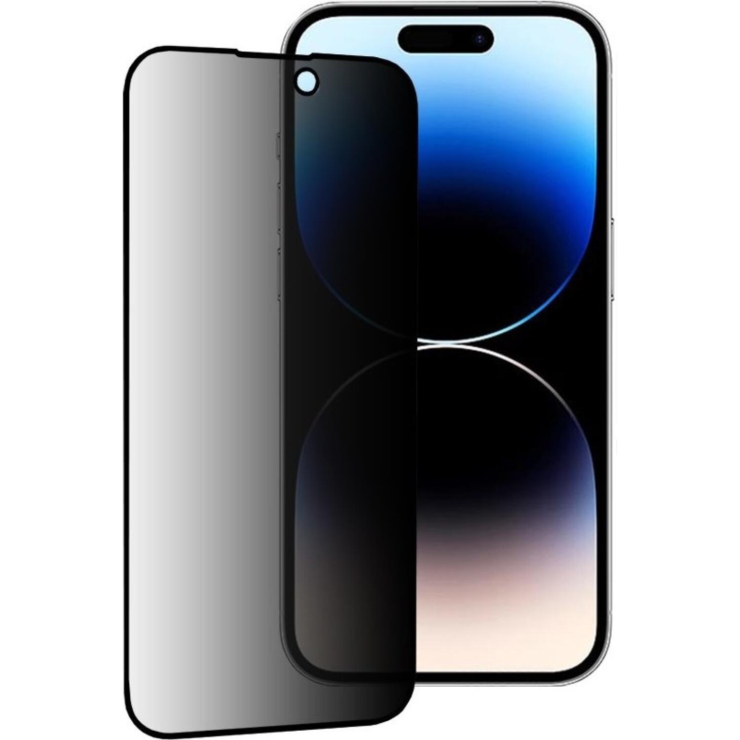 Tempered Glass iPhone 14 Pro Techsuit 111D Privacy Full Glue Full Face Αντιχαρακτικό Γυαλί Προστασίας Απορρήτου Οθόνης - Black (5949419126671)