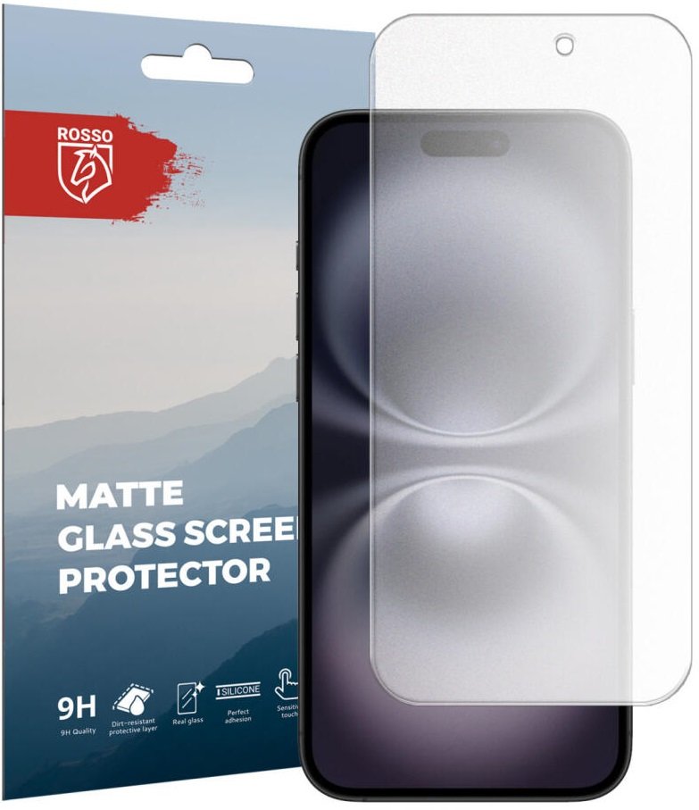 Tempered Glass iPhone 16 Plus Rosso Matte Glass Ματ Αντιχαρακτικό Γυαλί Προστασίας Οθόνης Clear