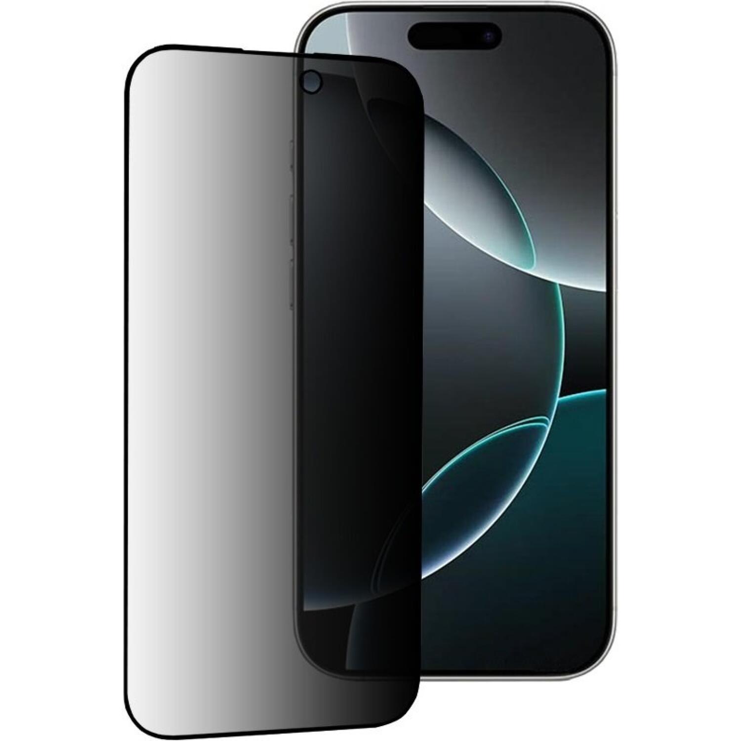 Tempered Glass iPhone 16 Pro Techsuit 111D Privacy Full Glue Full Face Αντιχαρακτικό Γυαλί Προστασίας Απορρήτου Οθόνης Black