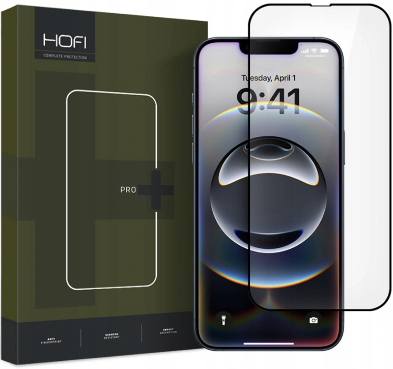 Tempered Glass iPhone 16e / 14 / 13 / 13 Pro Hofi Premium Pro+ Full Face Αντιχαρακτικό Γυαλί Προστασίας Οθόνης Black