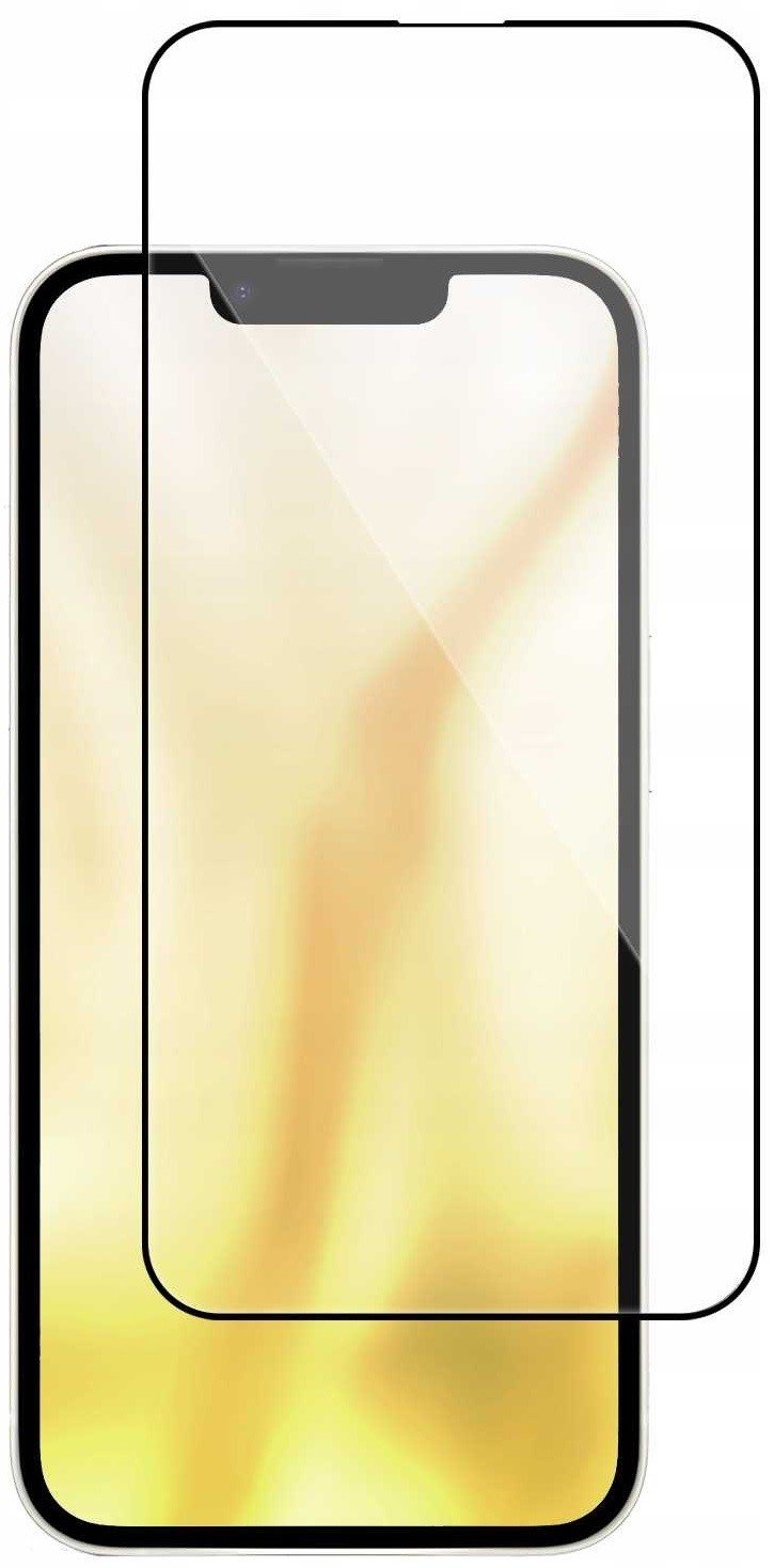 Tempered Glass iPhone 16e / 14 / 13 / 13 Pro Spacecase Full Cover Glass Full Face Αντιχαρακτικό Γυαλί Προστασίας Οθόνης Black