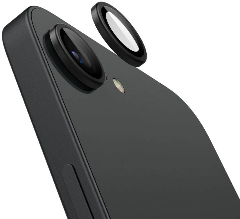 Tempered Glass iPhone 16e Spigen GLAS.tR EZ Fit OPTIK Pro Camera Lens Protector Αντιχαρακτικό Γυαλί Προστασίας για Φακό Κάμερας 2 Τεμάχια Black